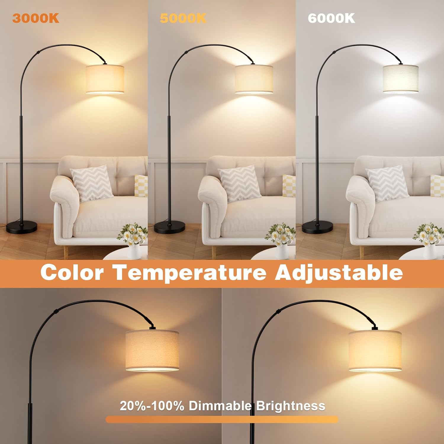 Standing Lamp with Remote Control - Image 2